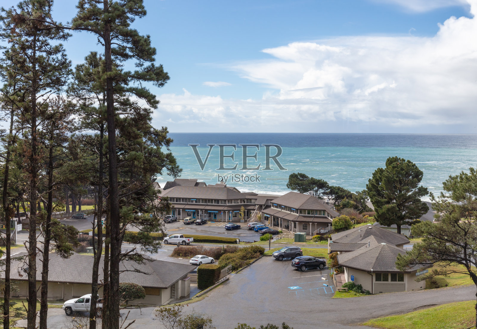 零售商店的海洋在瓜拉拉，加利福尼亚州照片摄影图片