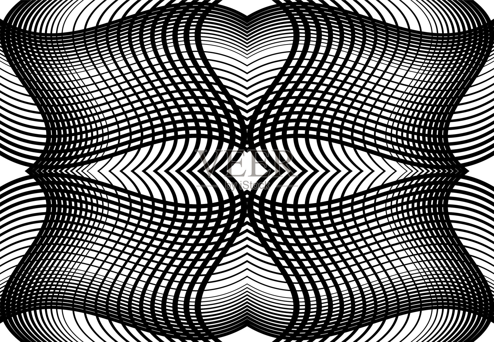 可重复和平铺网格网格之字形插画图片素材