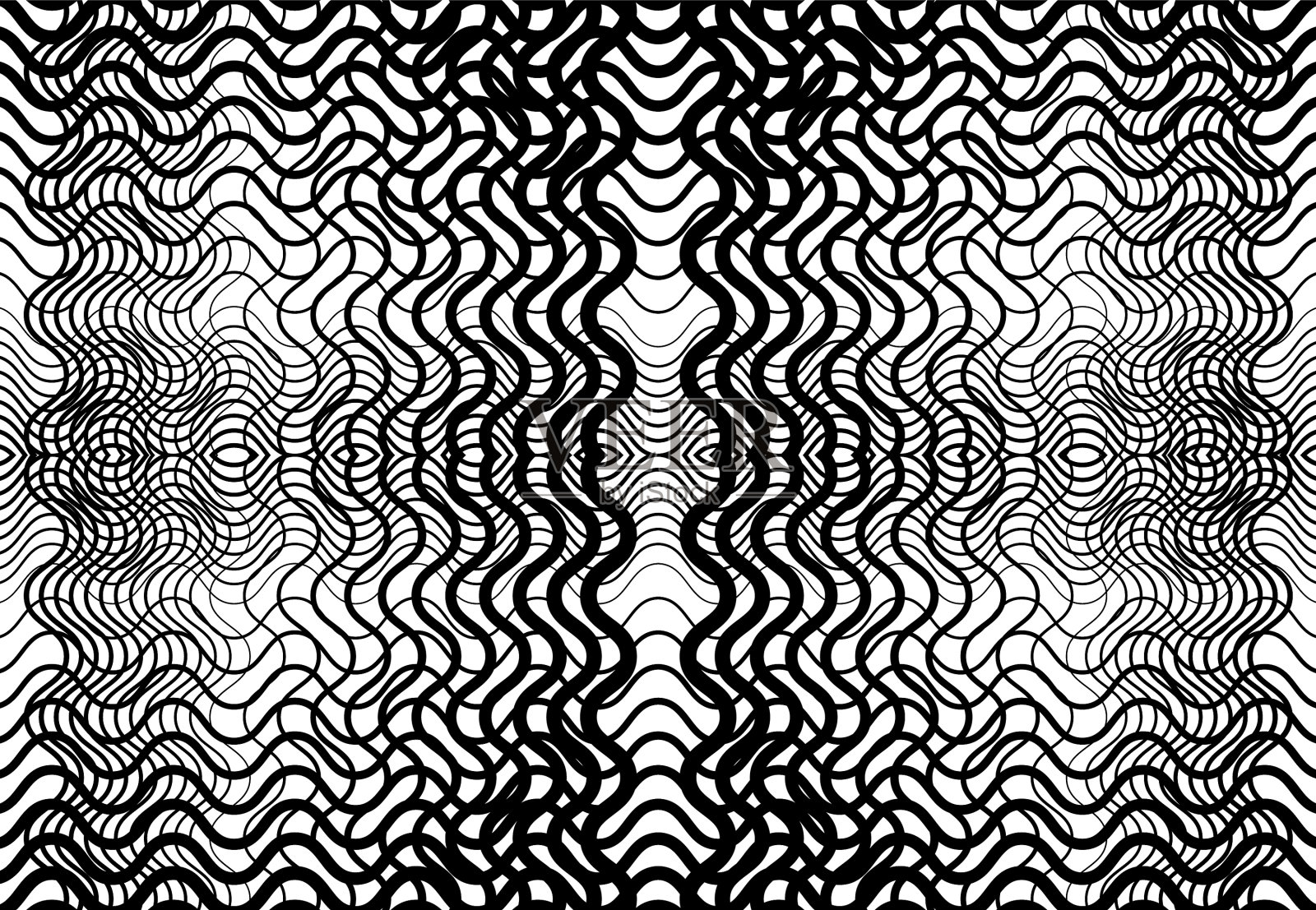 可重复和平铺网格网格之字形插画图片素材