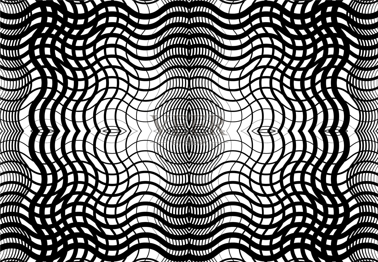 可重复和平铺网格网格之字形插画图片素材