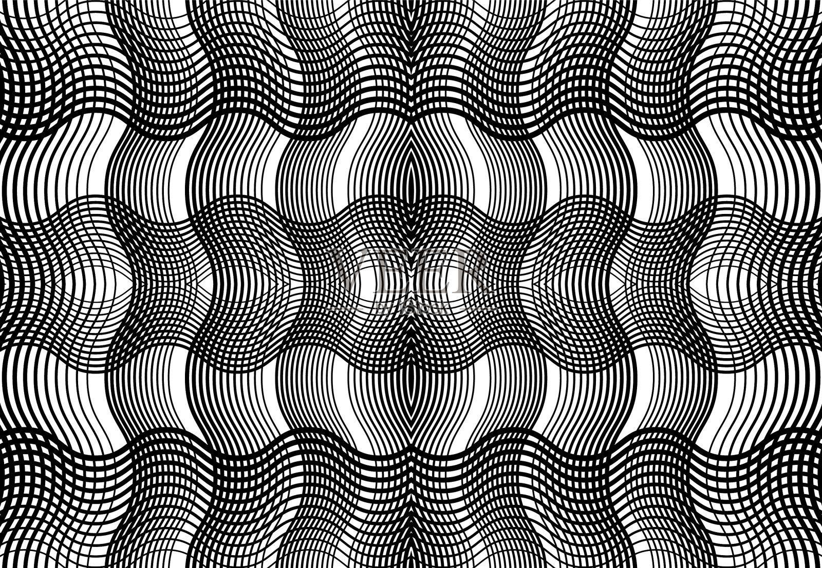 可重复和平铺网格网格之字形插画图片素材