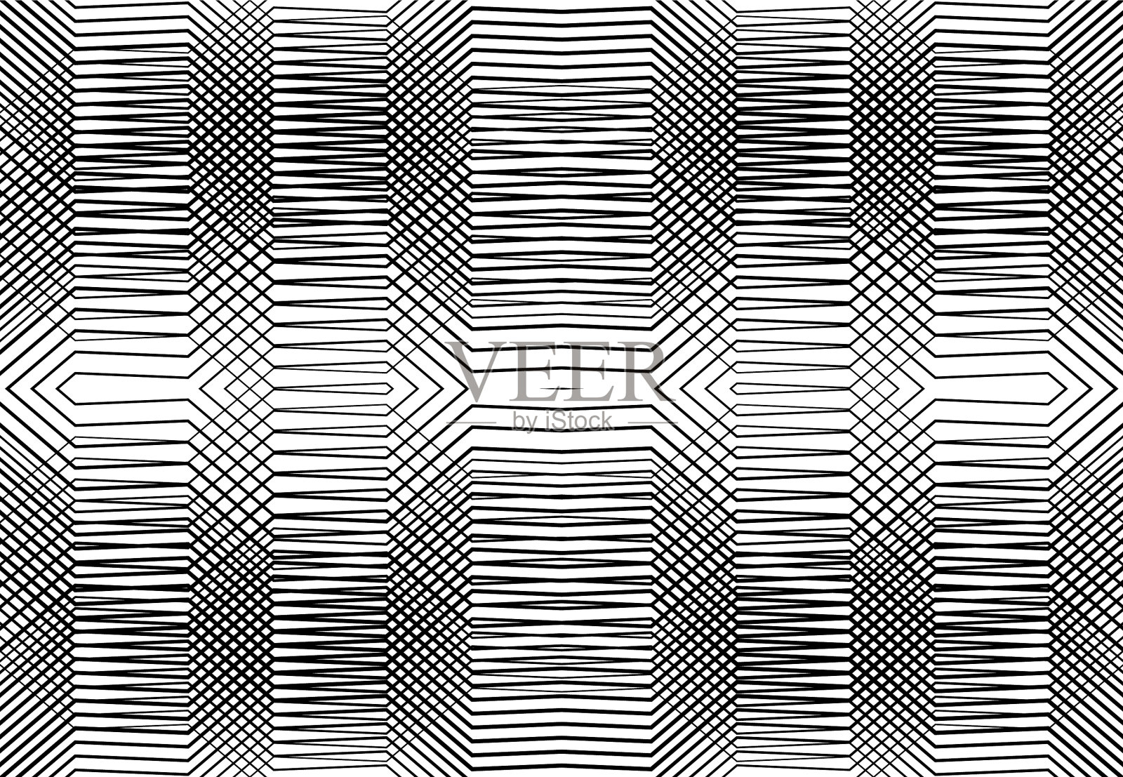 可重复和平铺网格网格之字形插画图片素材