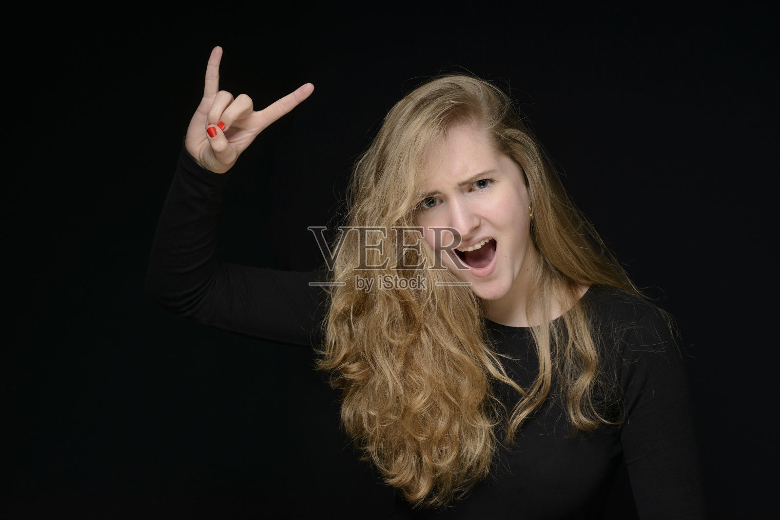 一个少女的肖像照片摄影图片