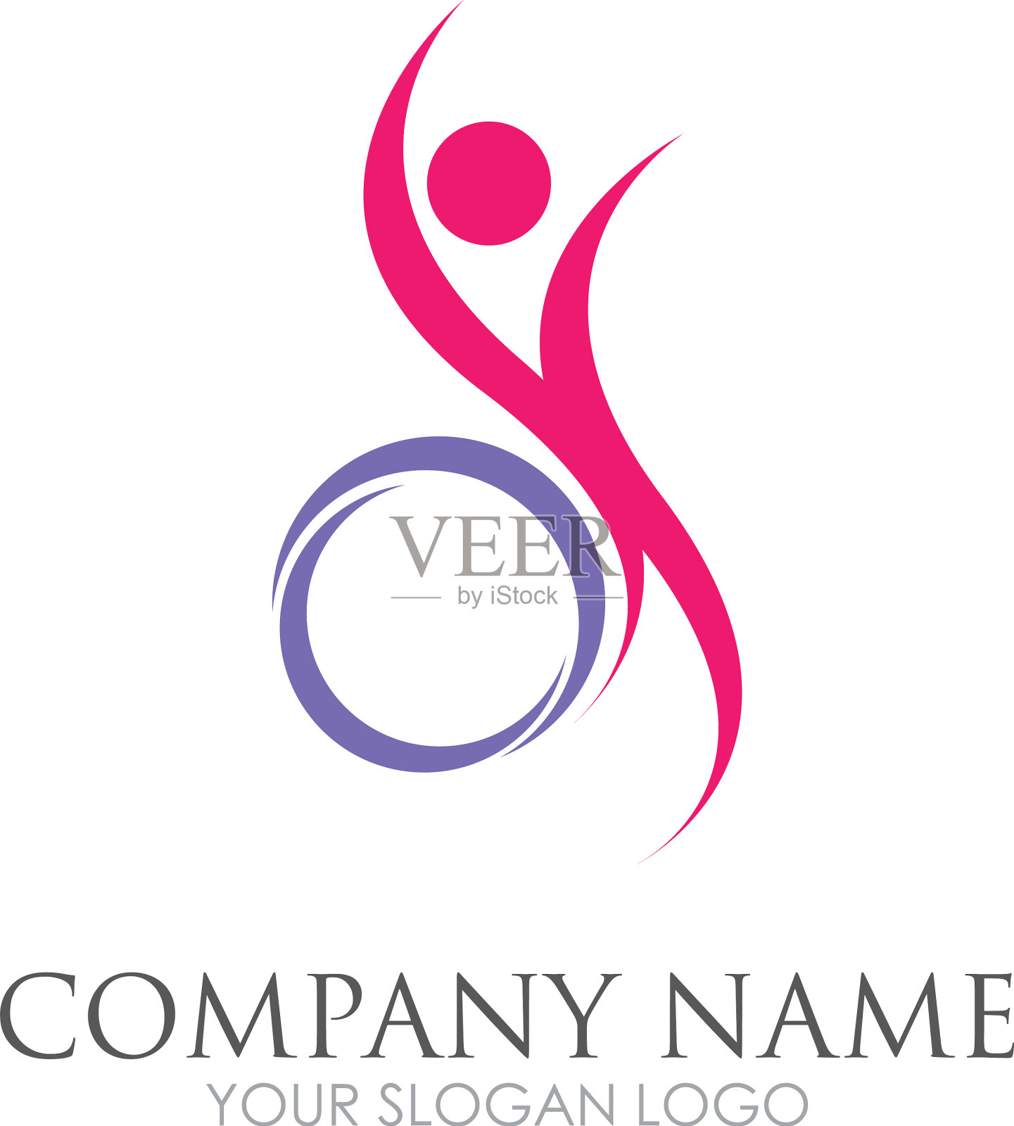 残疾人标志设计模板插画图片素材