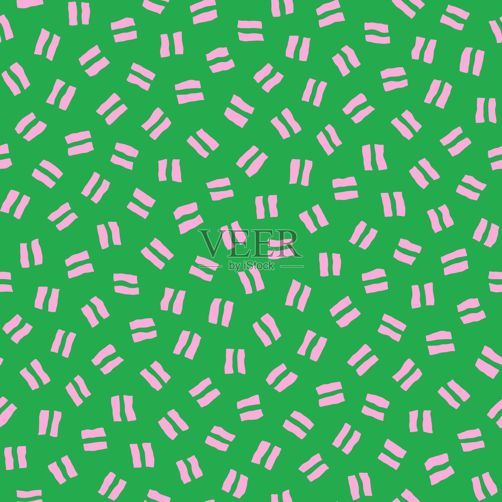 矢量无缝手绘图案。用笔触抽象纹理。重复艺术元素的背景设计。插画图片素材