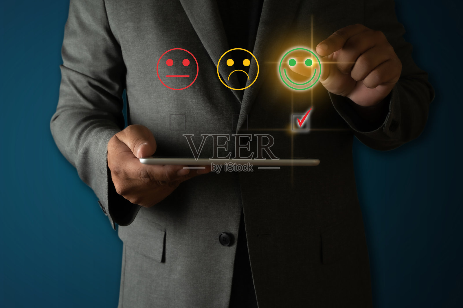 客户服务评价服务评价商人服务评价虚拟触摸屏表情评分星照片摄影图片