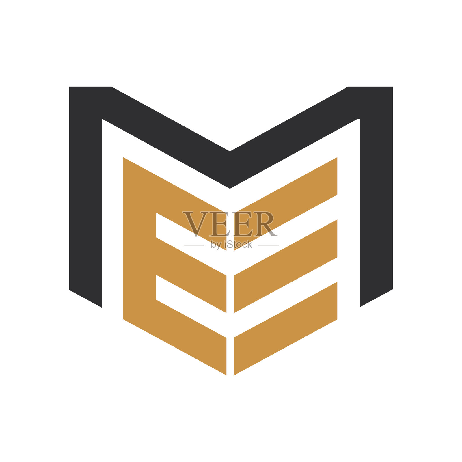 首字母em标志或me标志设计设计元素图片