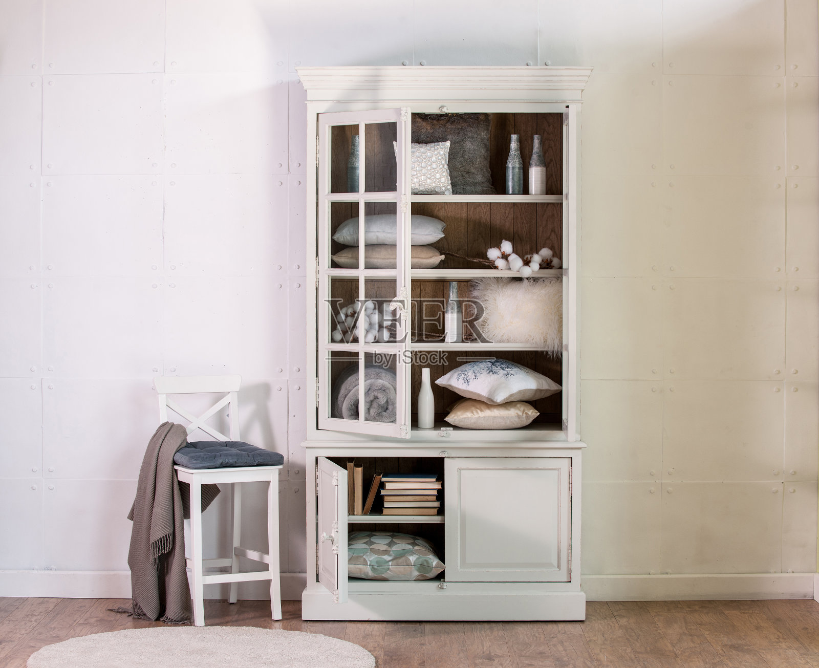 乡村橱窗奢侈配饰照片摄影图片