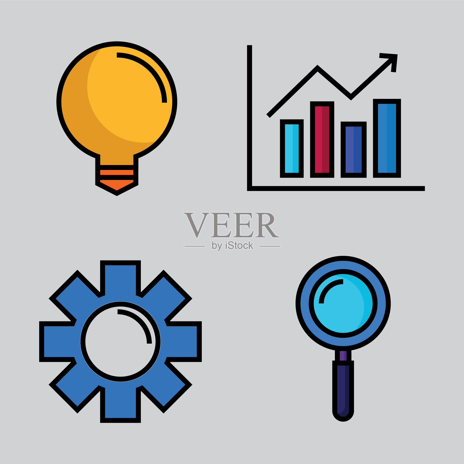 信息图表图标包设计