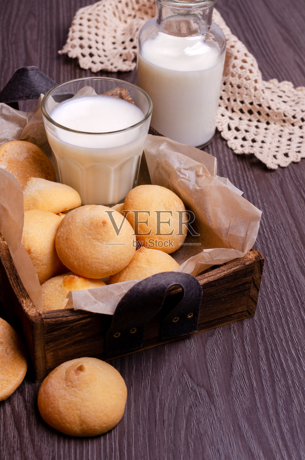 海绵夹心饼干照片摄影图片