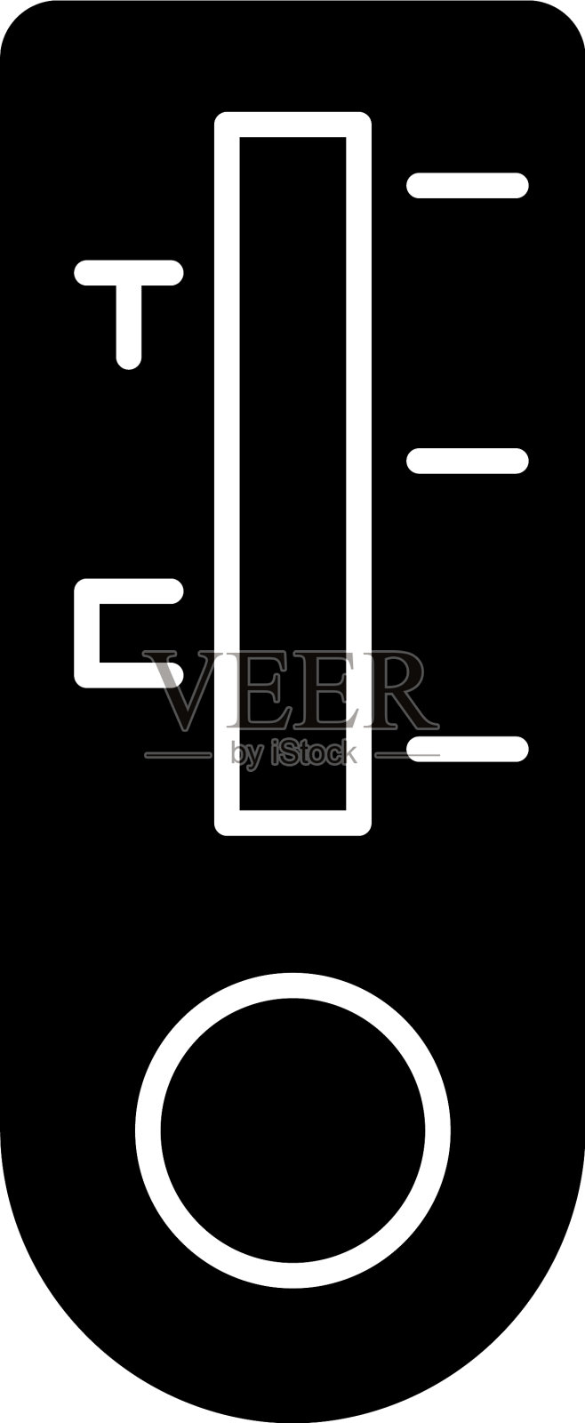 测试剪影风格图标的设计设计元素图片