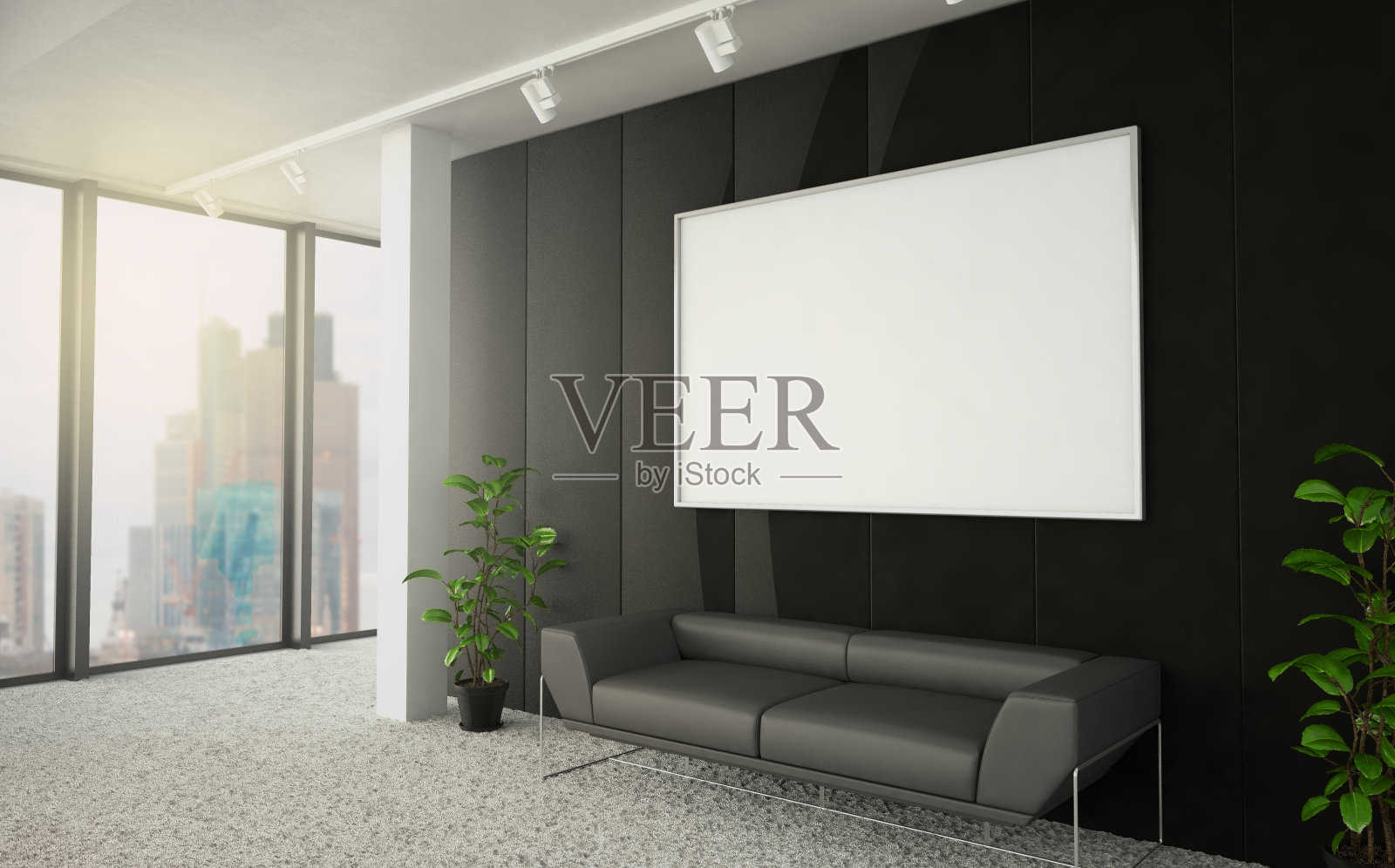 办公室空框照片摄影图片