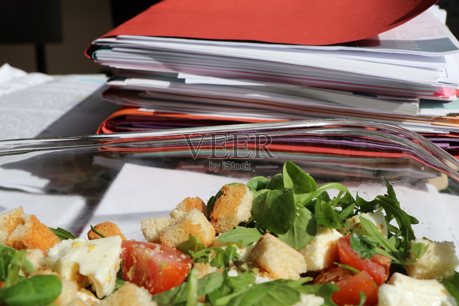 午餐在工作照片摄影图片