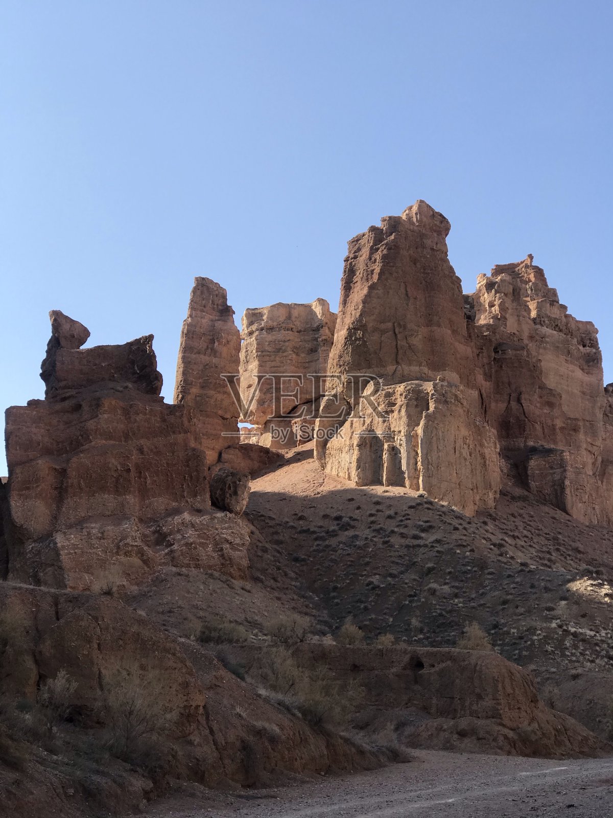 阿拉木图地区的查林峡谷照片摄影图片