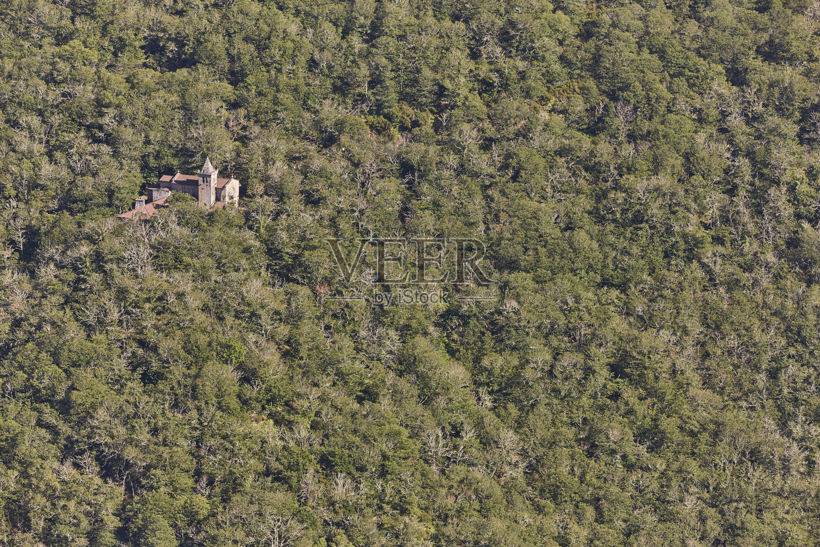 圣克里斯汀娜的罗马修道院。Ribeira骶骨。西班牙照片摄影图片