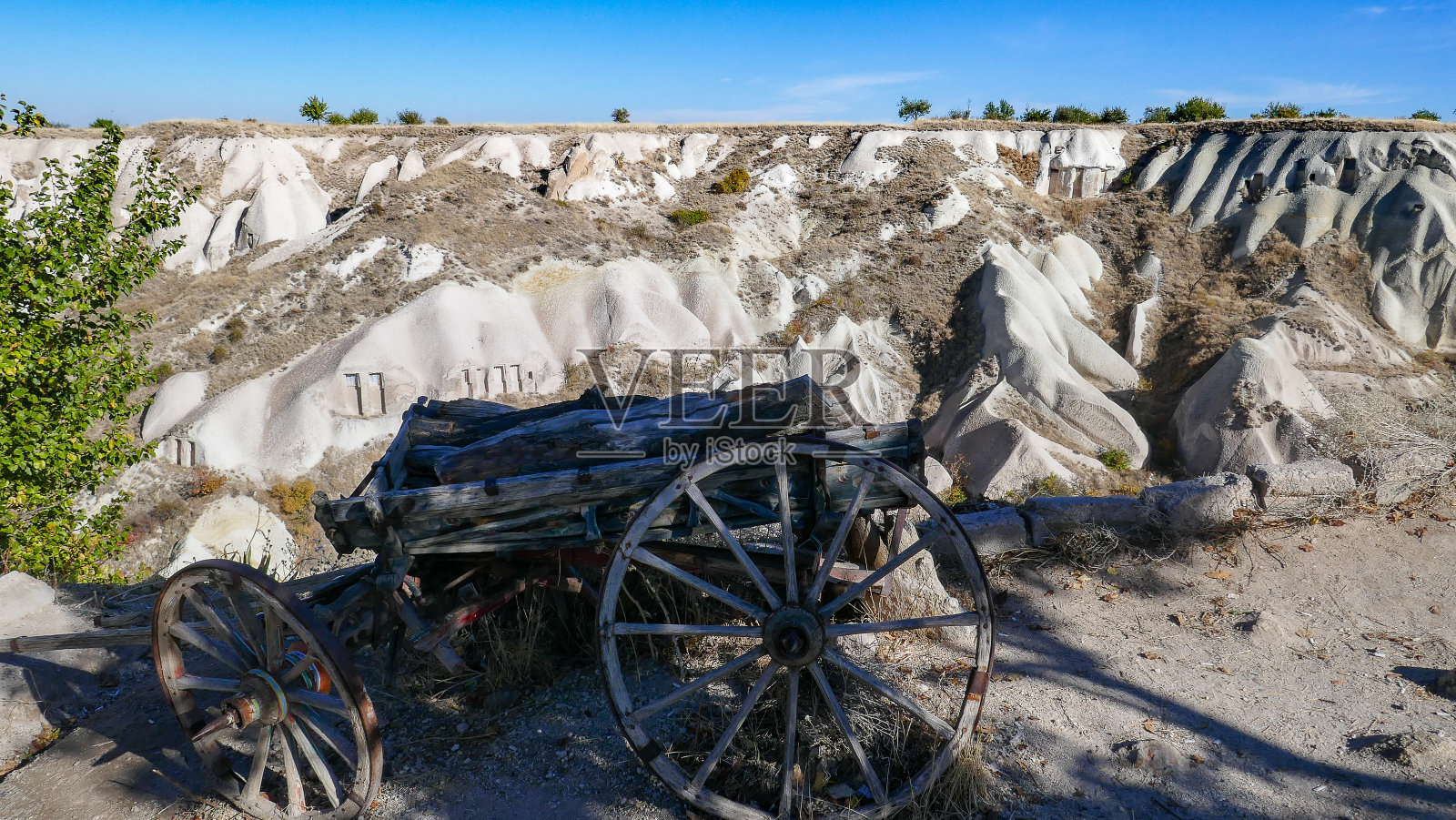 卡帕多西亚惊人的山谷，不寻常的浮雕照片摄影图片
