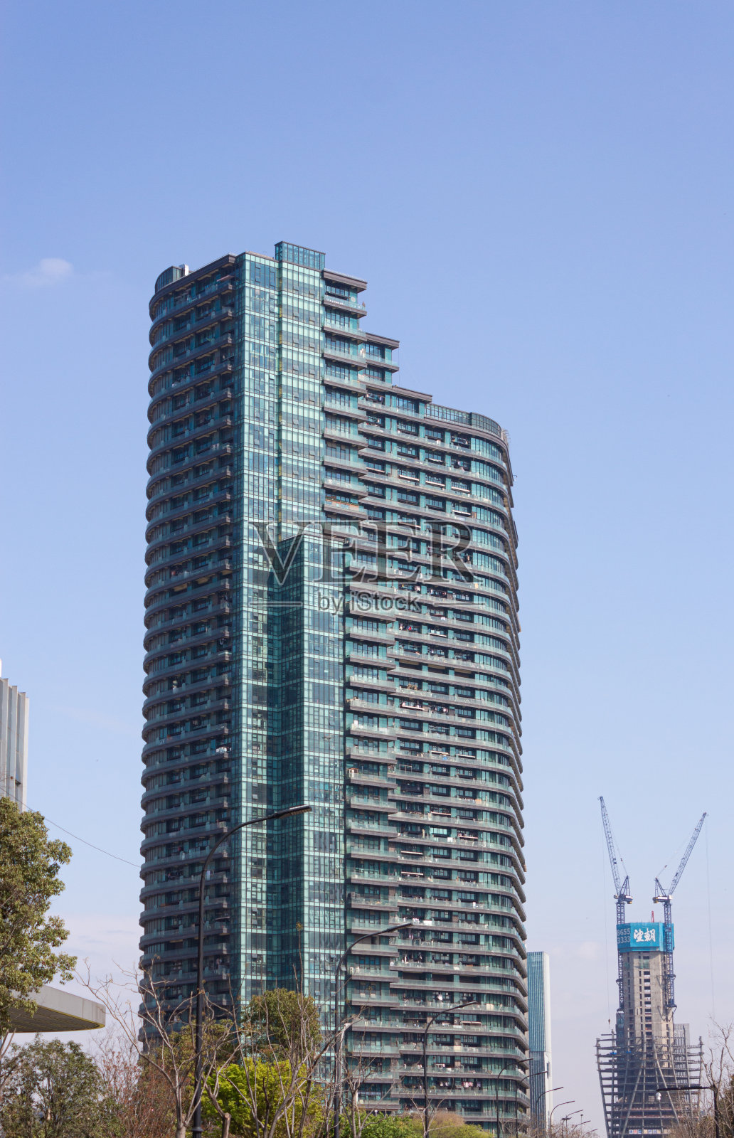 现代城市高楼的摄影照片摄影图片