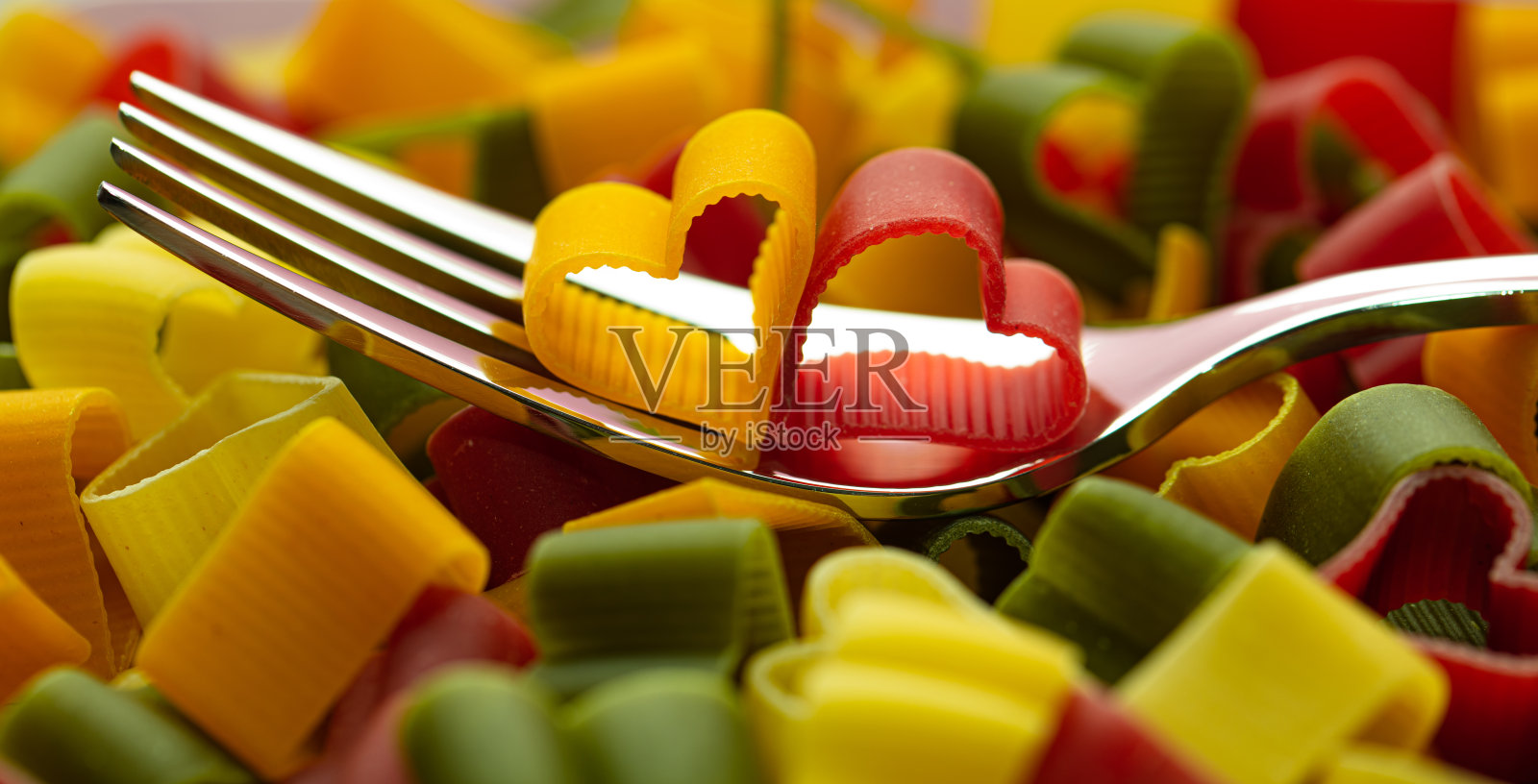 意大利面Cuoricini照片摄影图片