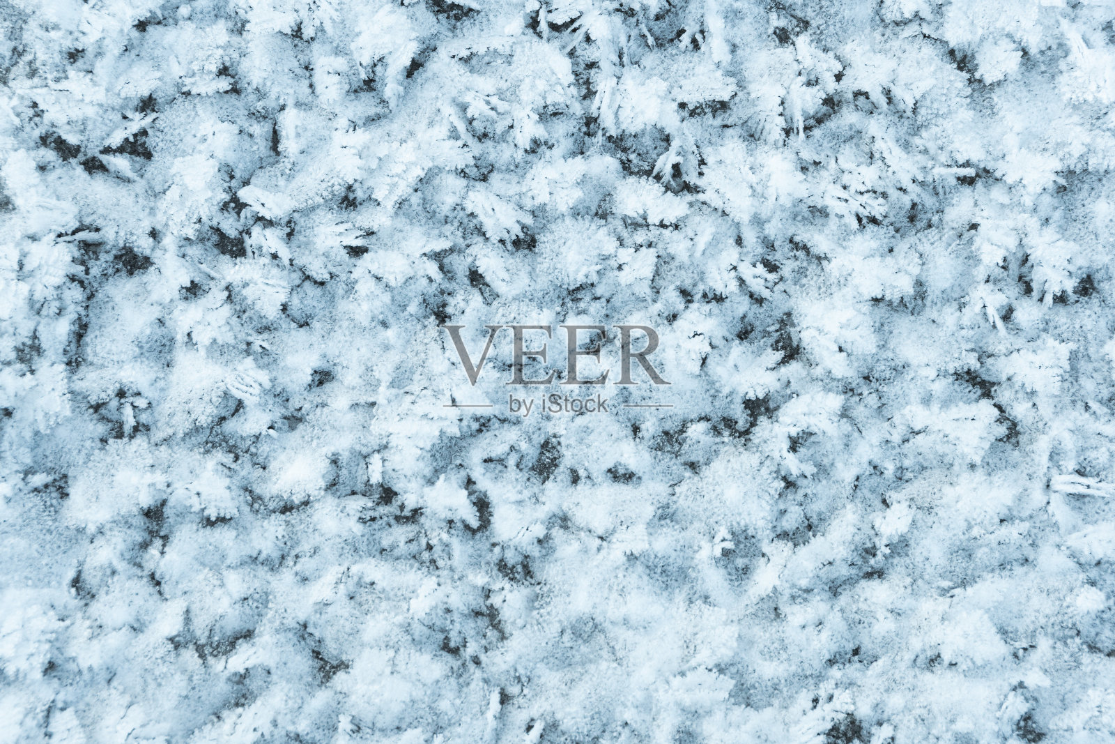 清新洁白的雪霜背景结构照片摄影图片