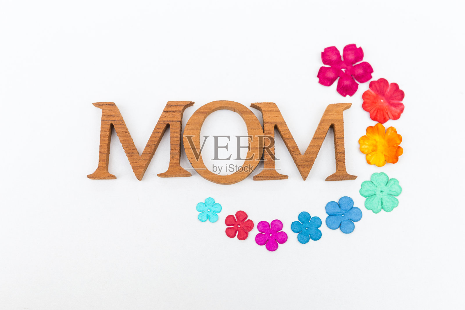 母亲节贺卡的背景创意照片摄影图片