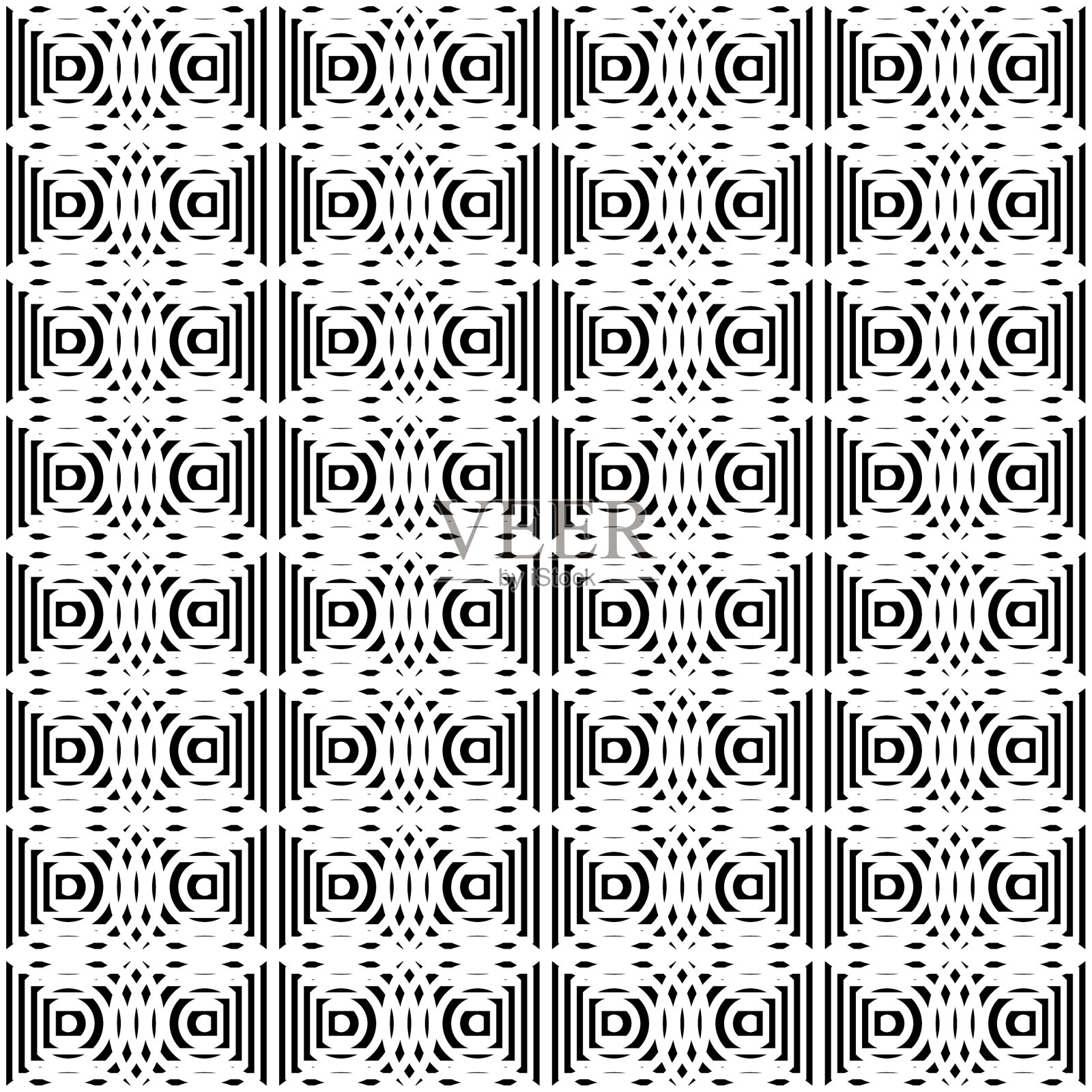 设计无缝几何图案插画图片素材