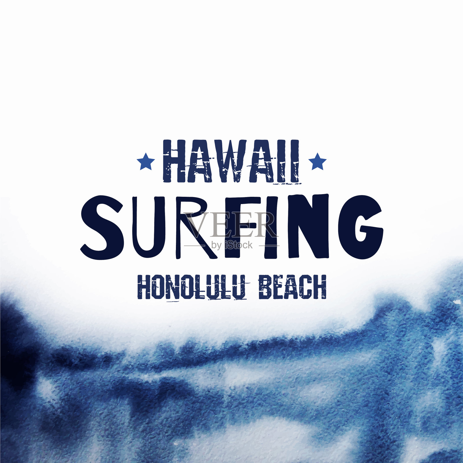 关于冲浪的海报黑色抽象水彩插画图片素材