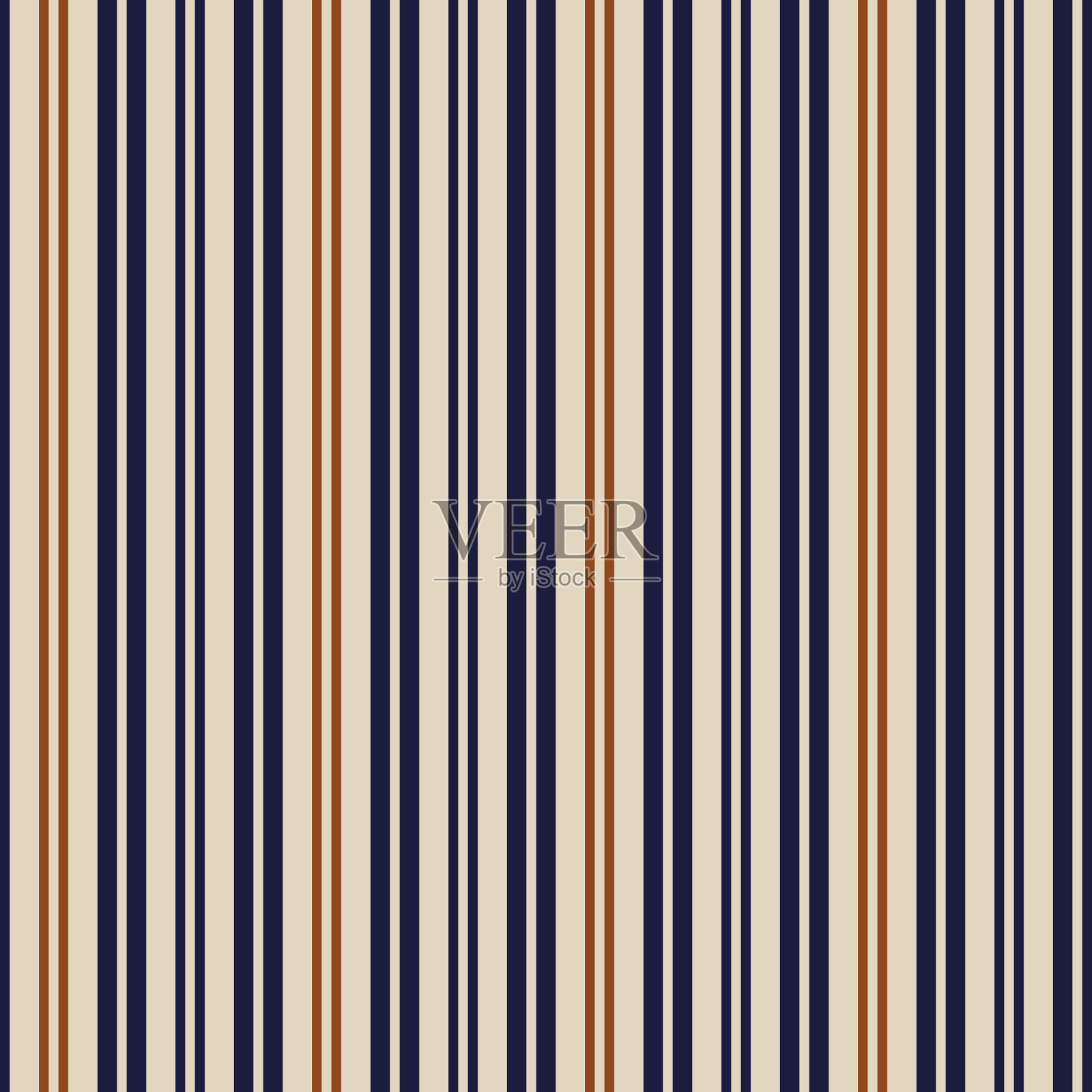 橙色条纹无缝图案背景中插画图片素材