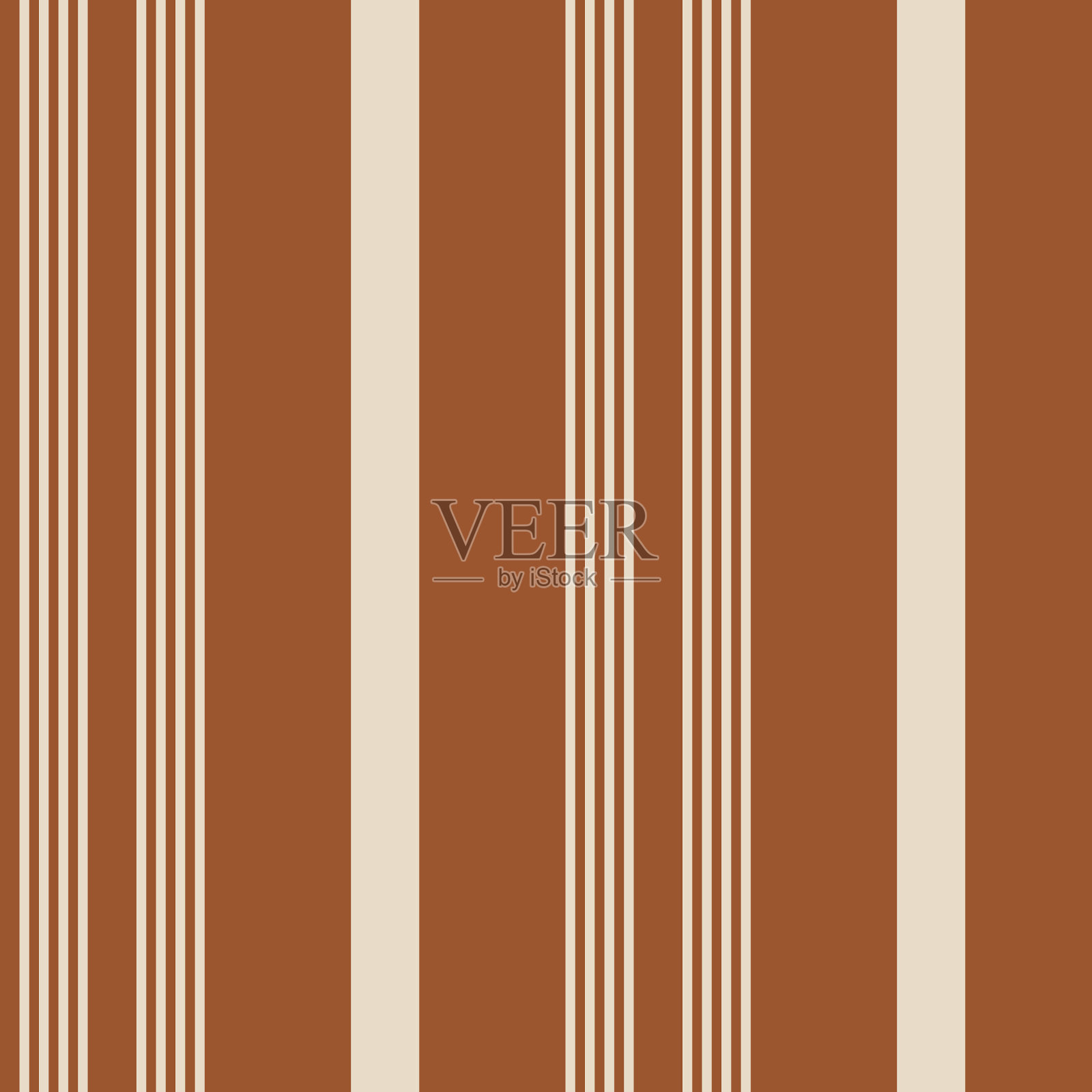 橙色条纹无缝图案背景中插画图片素材