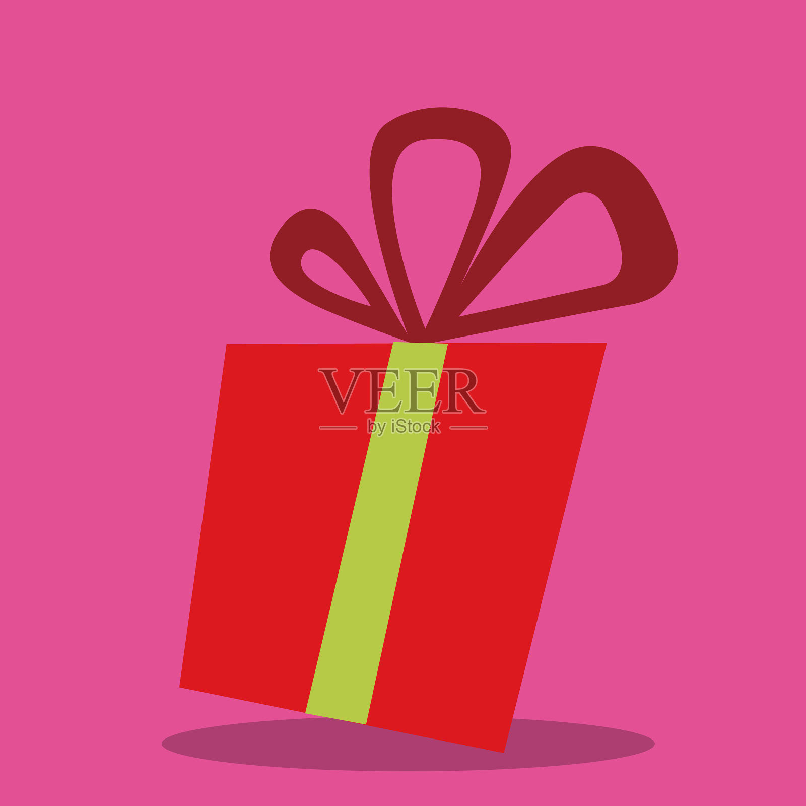 巴鲁道夫红盒子，10号插画图片素材