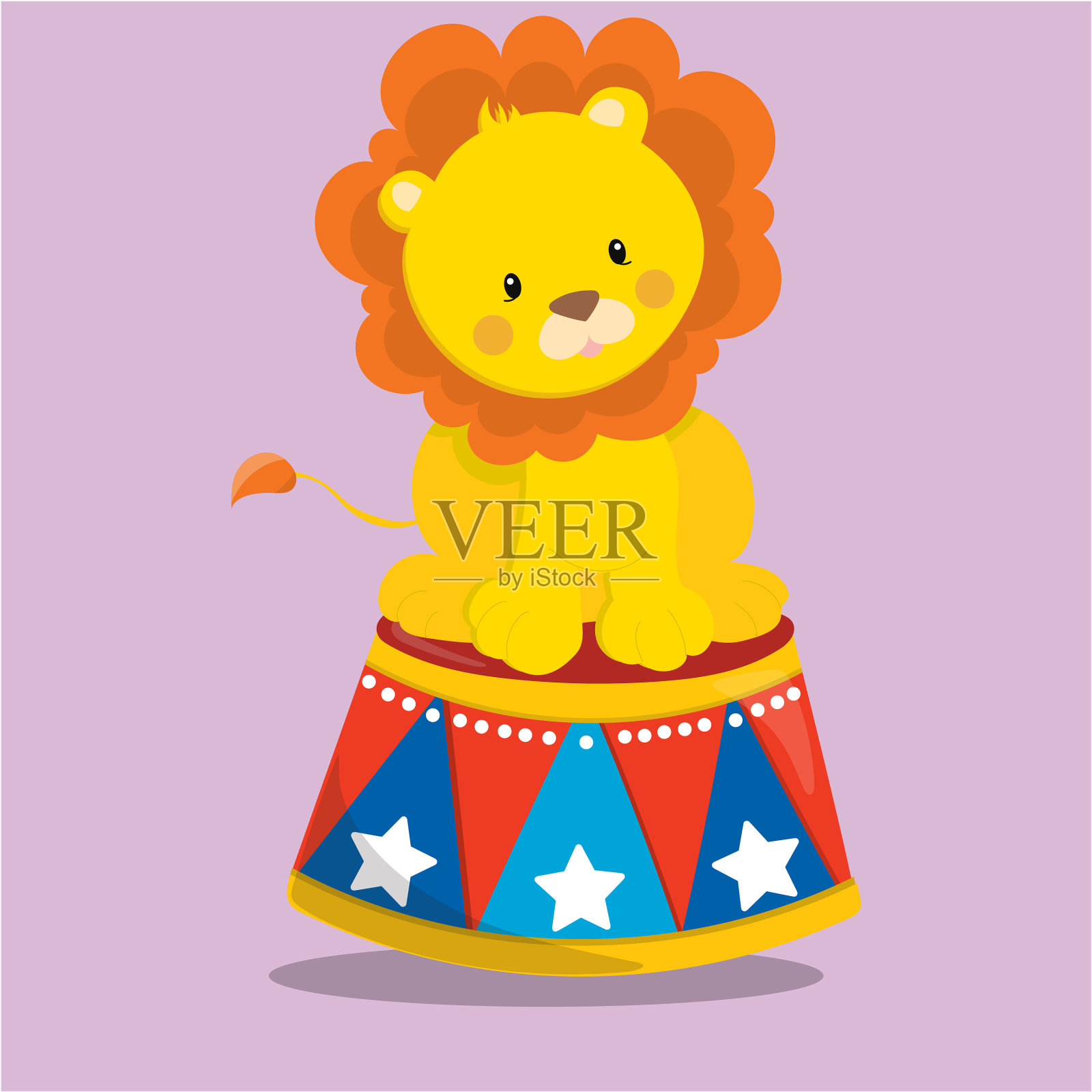 马戏团狮子会13插画图片素材