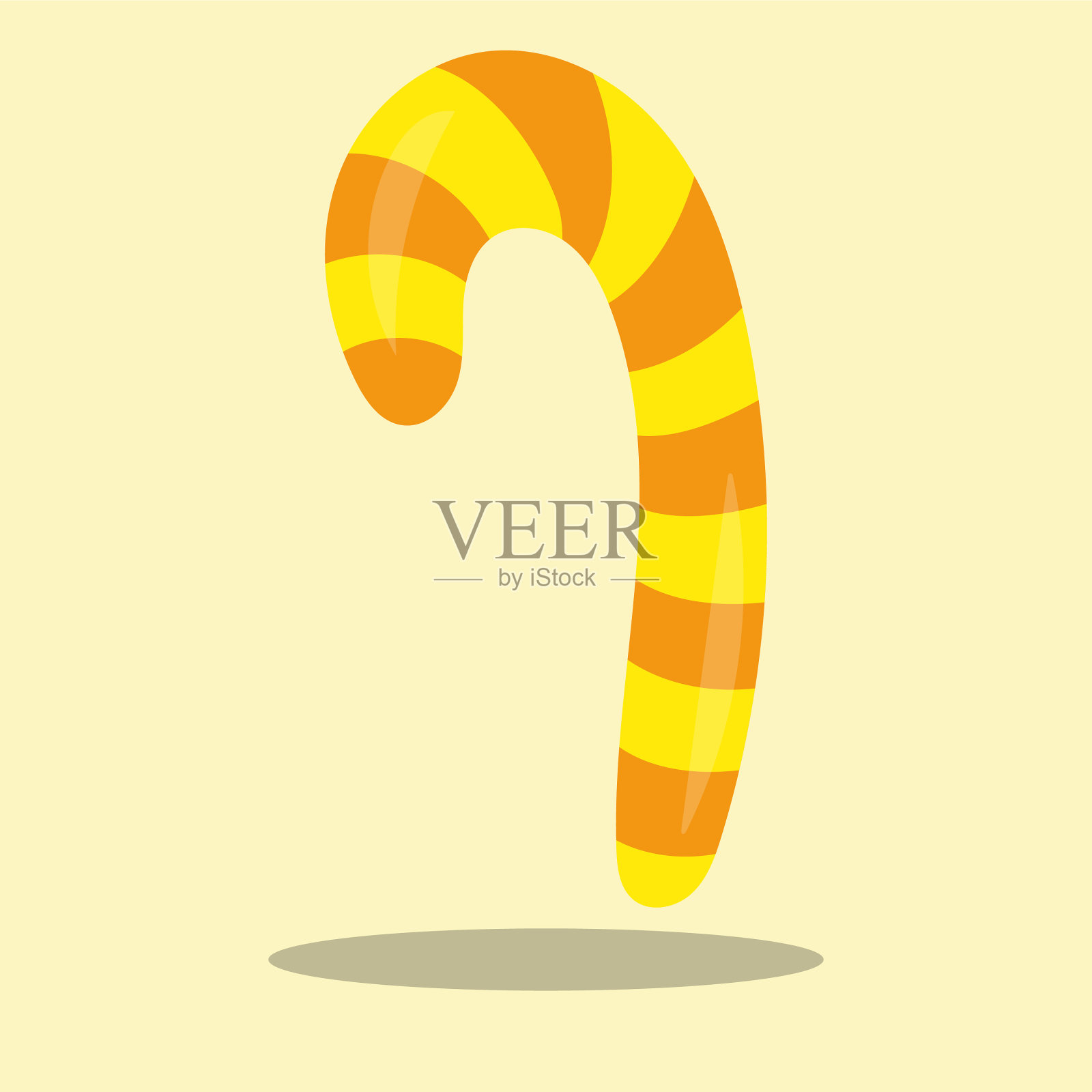 糖果地橙色糖果25插画图片素材