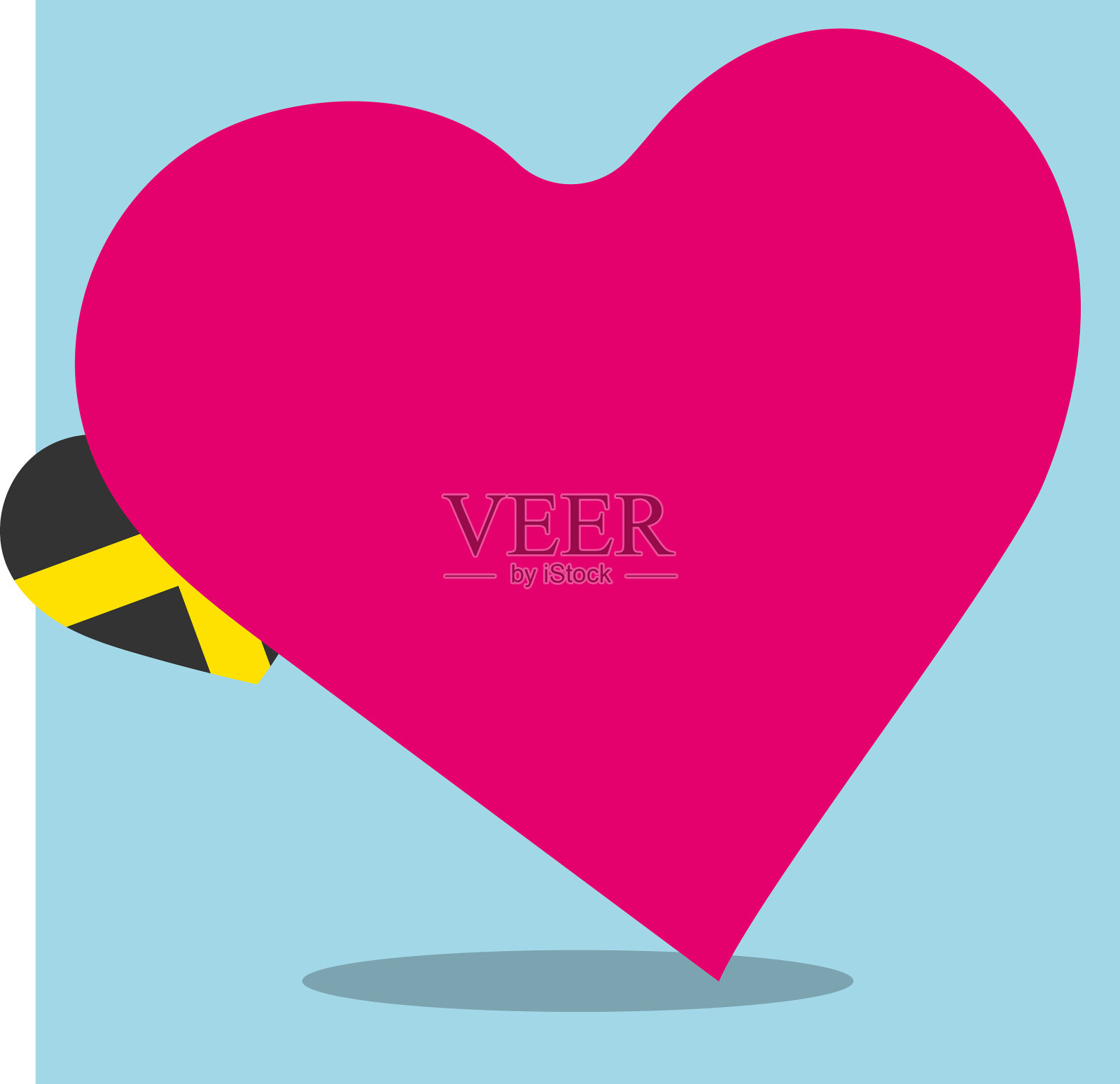 女孩摇滚乐队pink hert 15 2插画图片素材