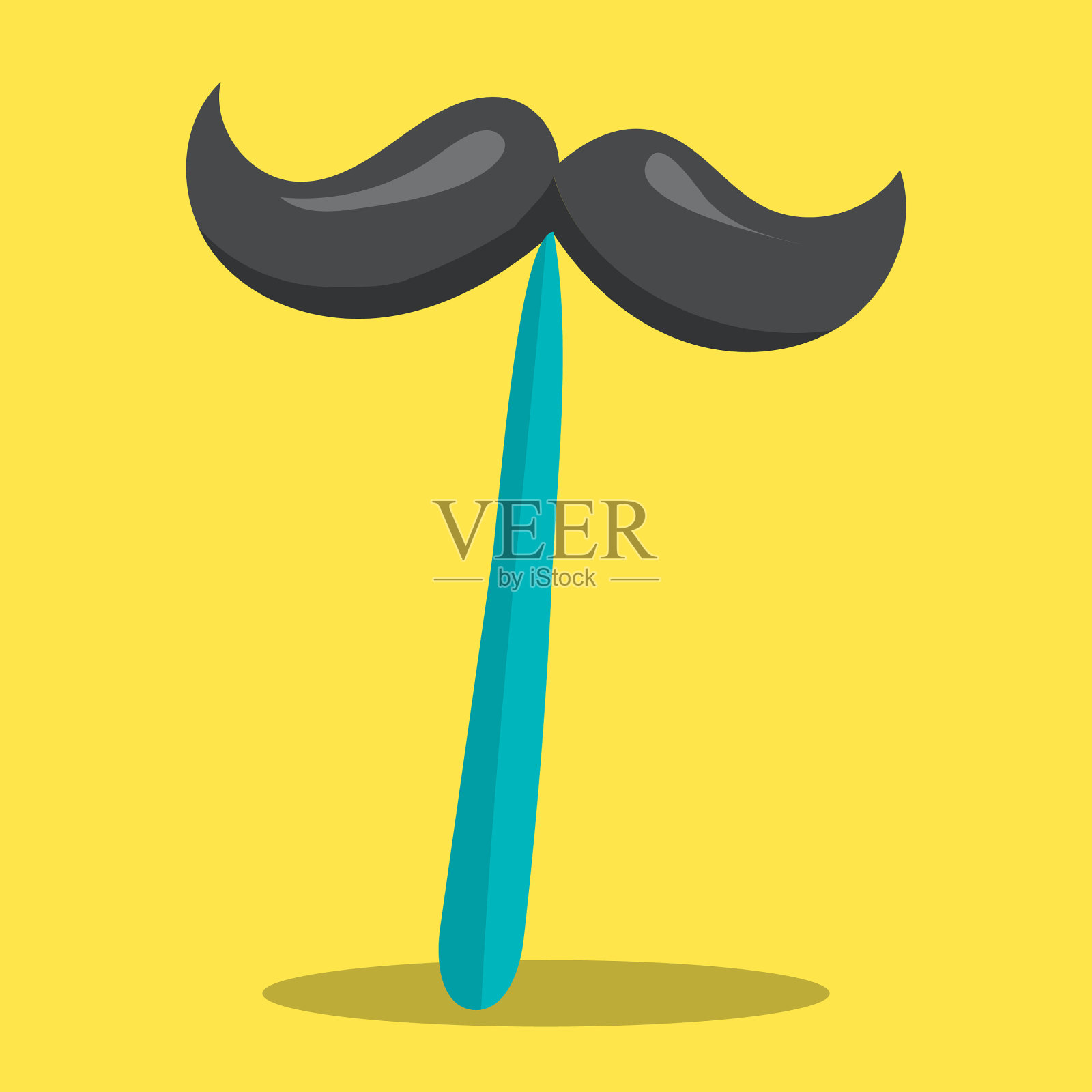 新年快乐面具黑色02插画图片素材