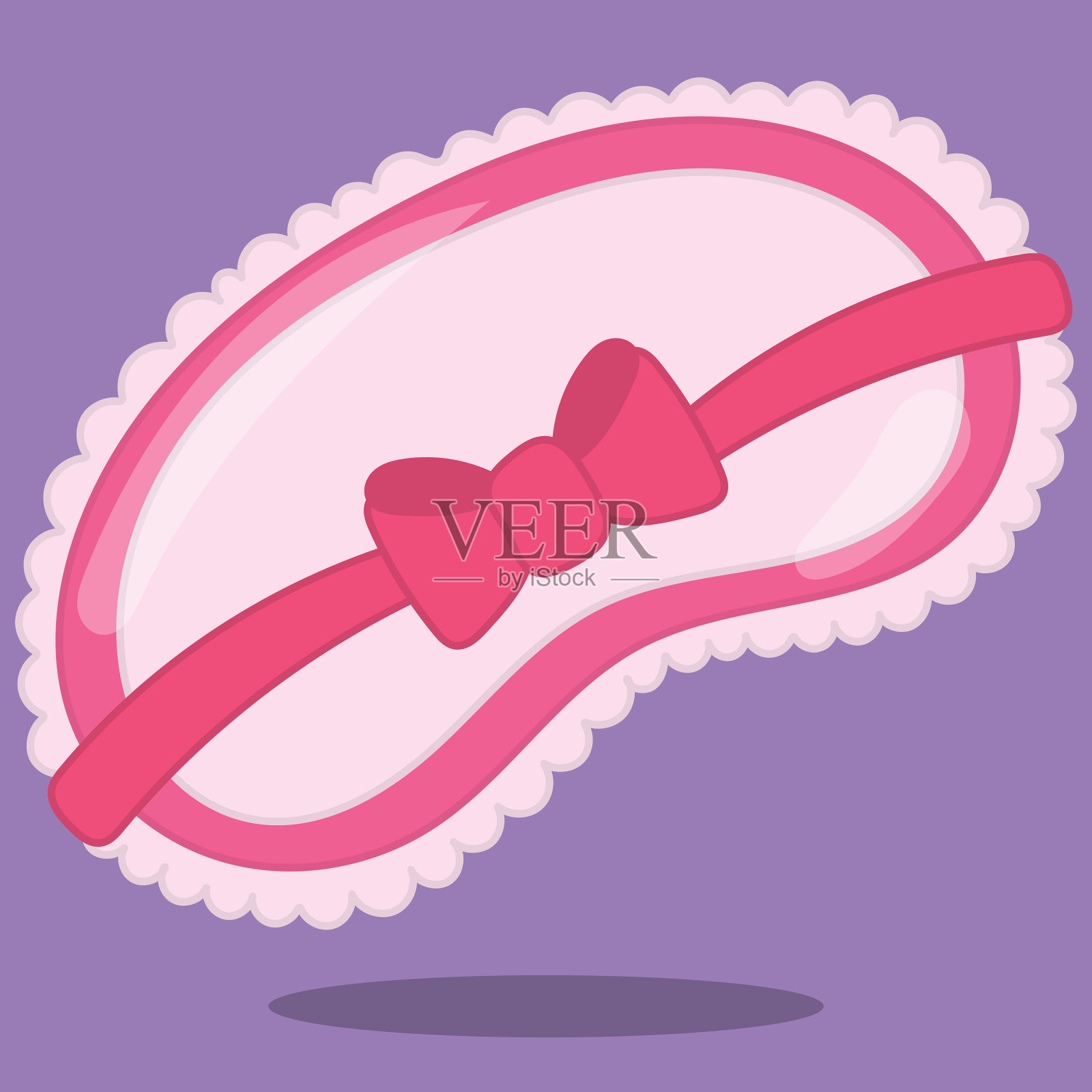 温泉女孩睡觉04插画图片素材