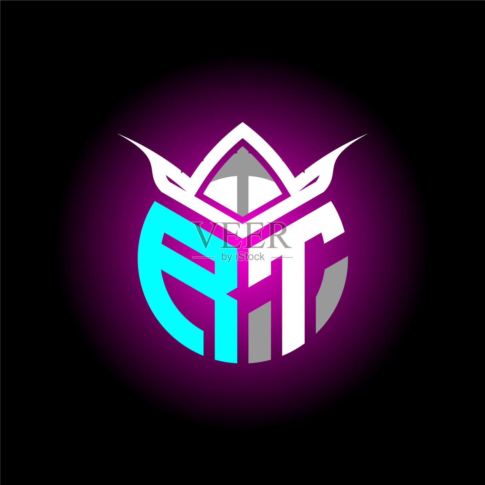 首字母极简r t字母组合标志字母插画图片素材