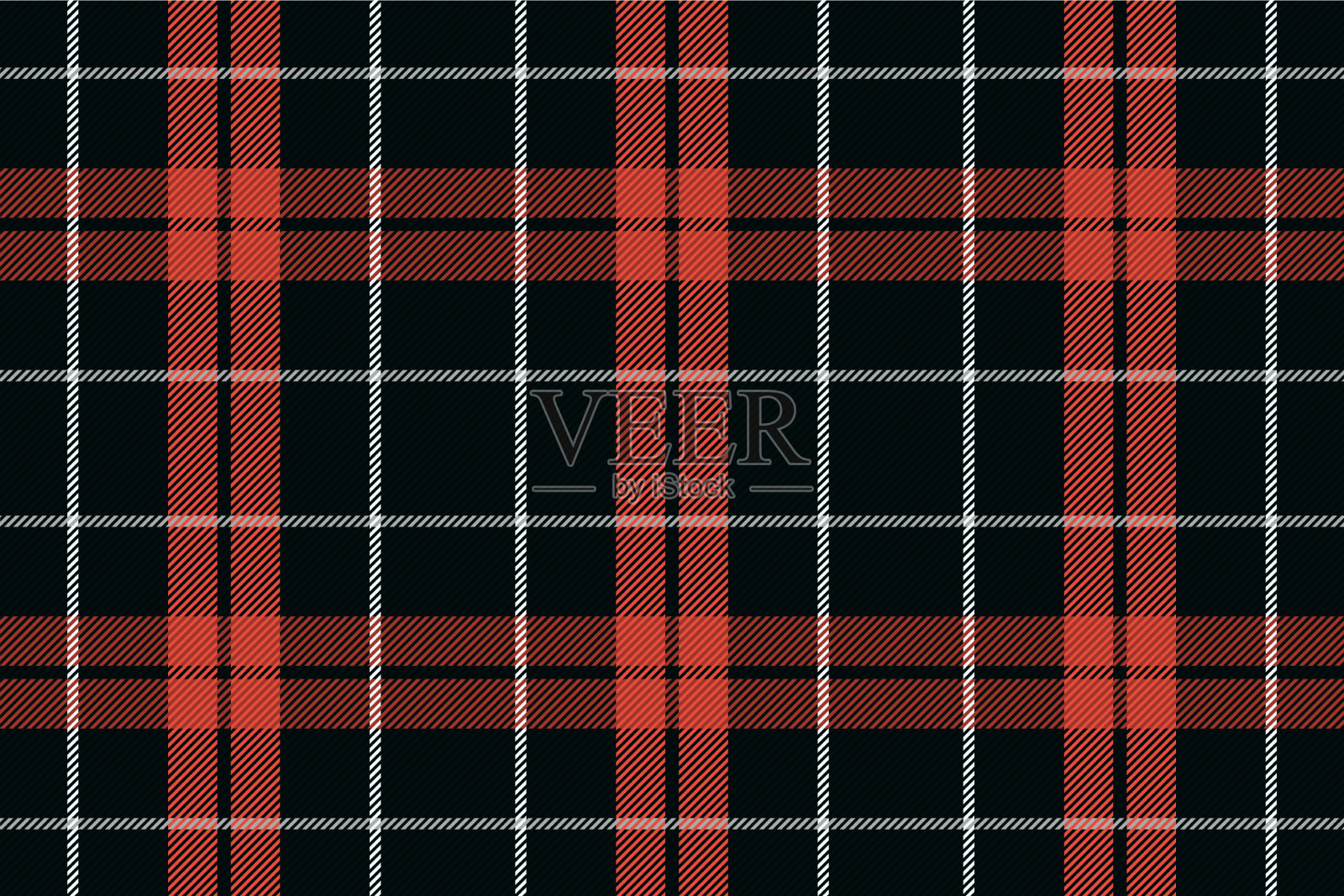 格子图案无缝格子织物纹理插画图片素材