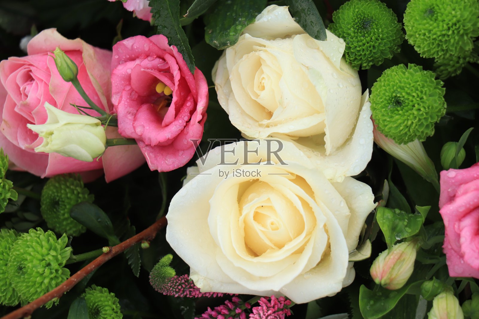 为婚礼插花照片摄影图片