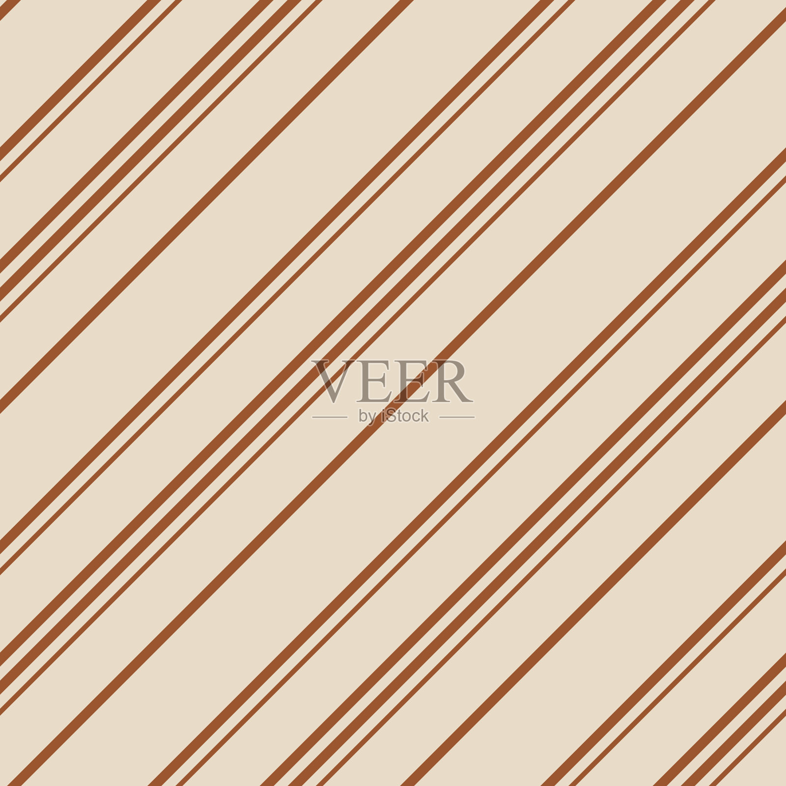 橙色条纹无缝图案背景中插画图片素材