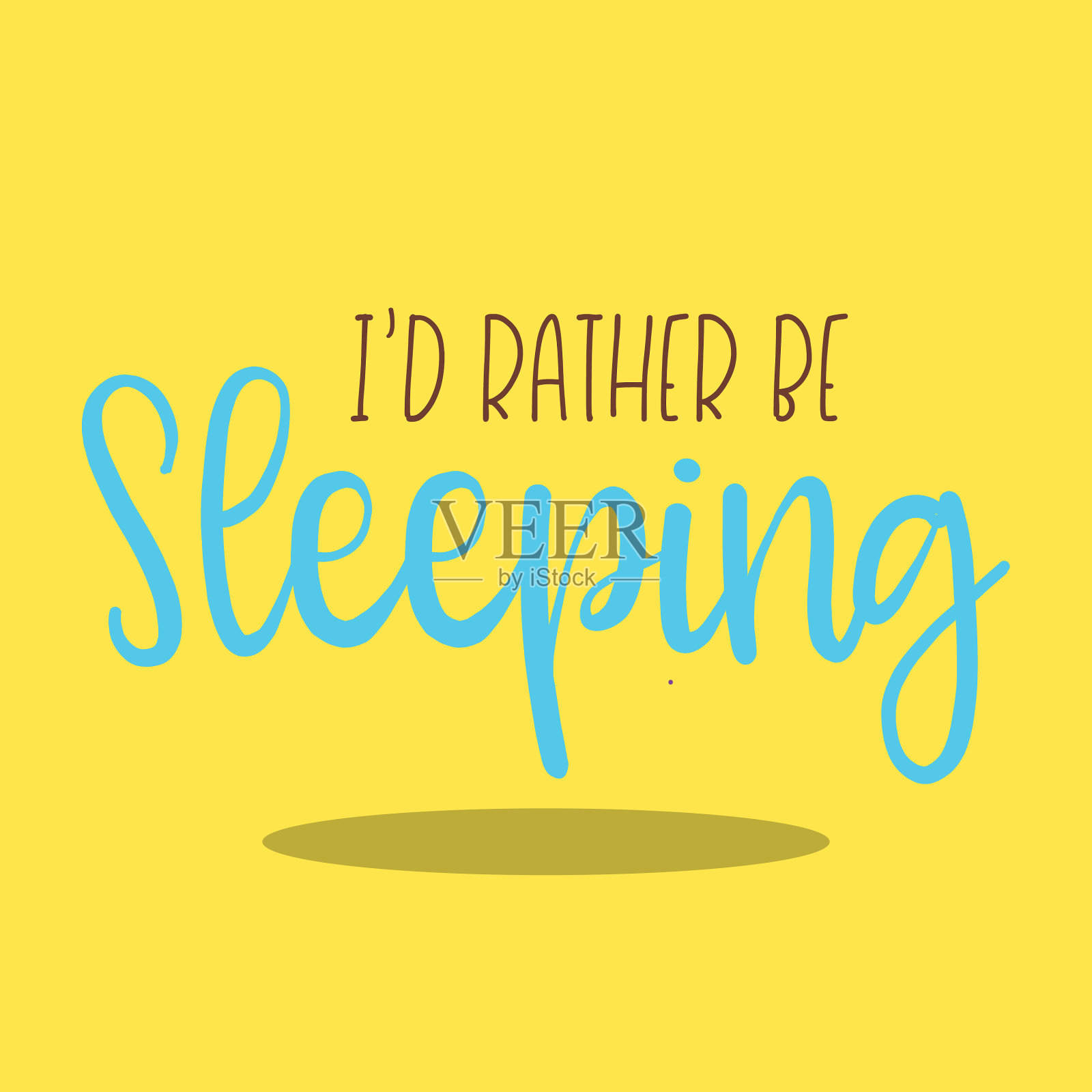 懒惰睡12插画图片素材