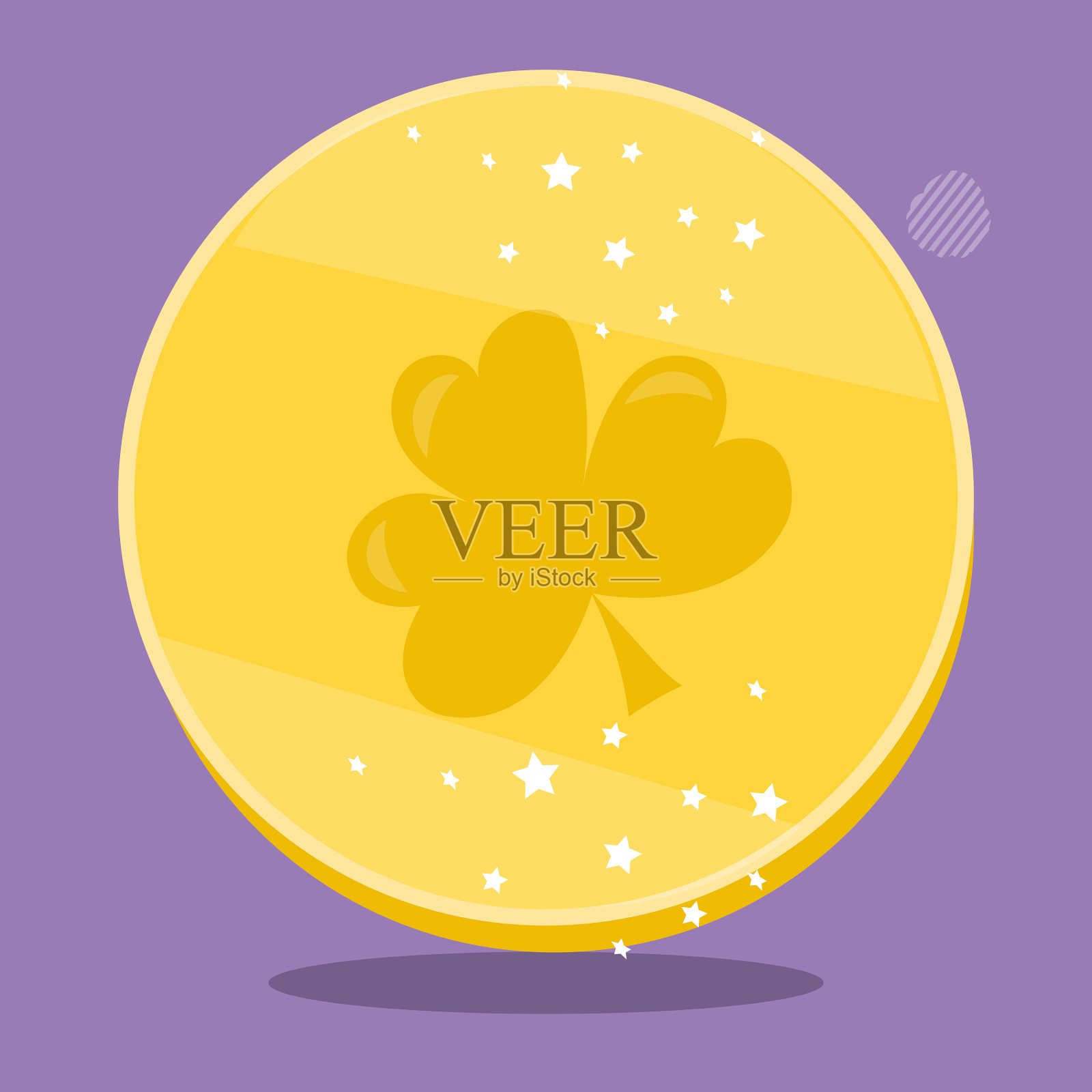 圣帕特里克硬币10插画图片素材