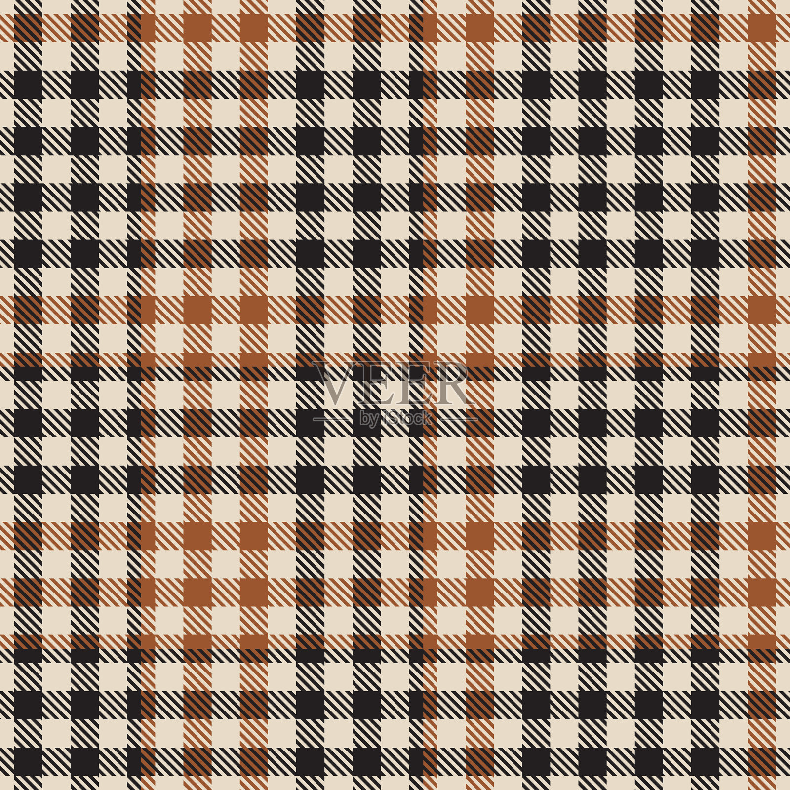 橙色格伦格纹无缝图案插画图片素材