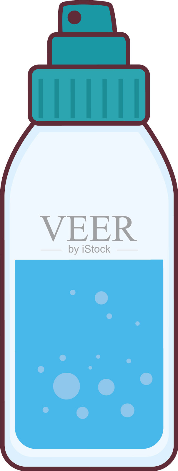 喷雾消毒液瓶设计设计元素图片