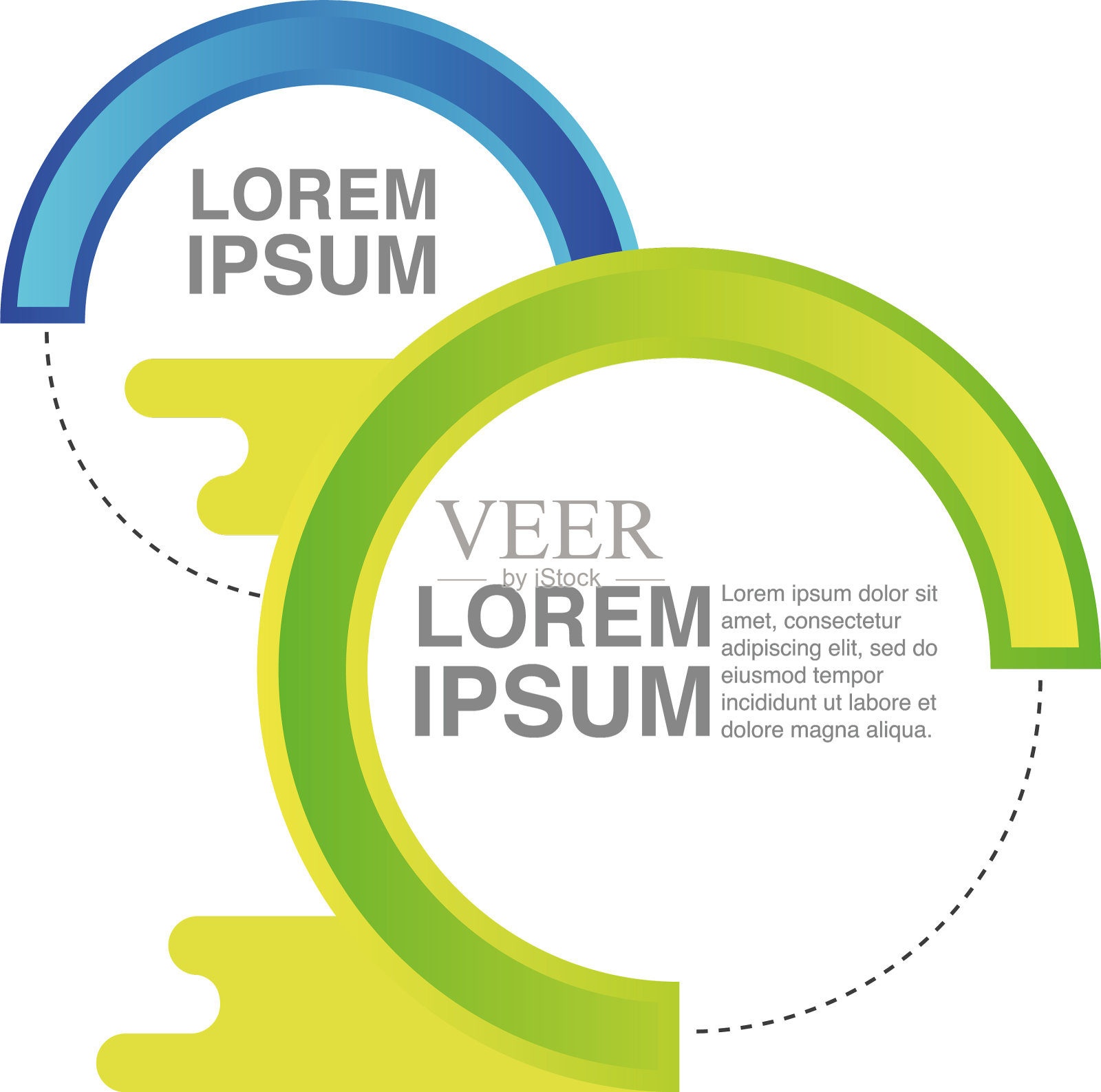 现代化的进步横幅与选择或步骤插画图片素材