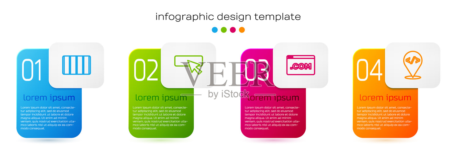 设置线条调色板指导用户界面和用户体验设计插画图片素材
