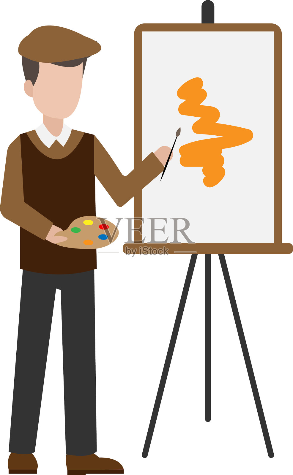 设计画家专业设计元素图片