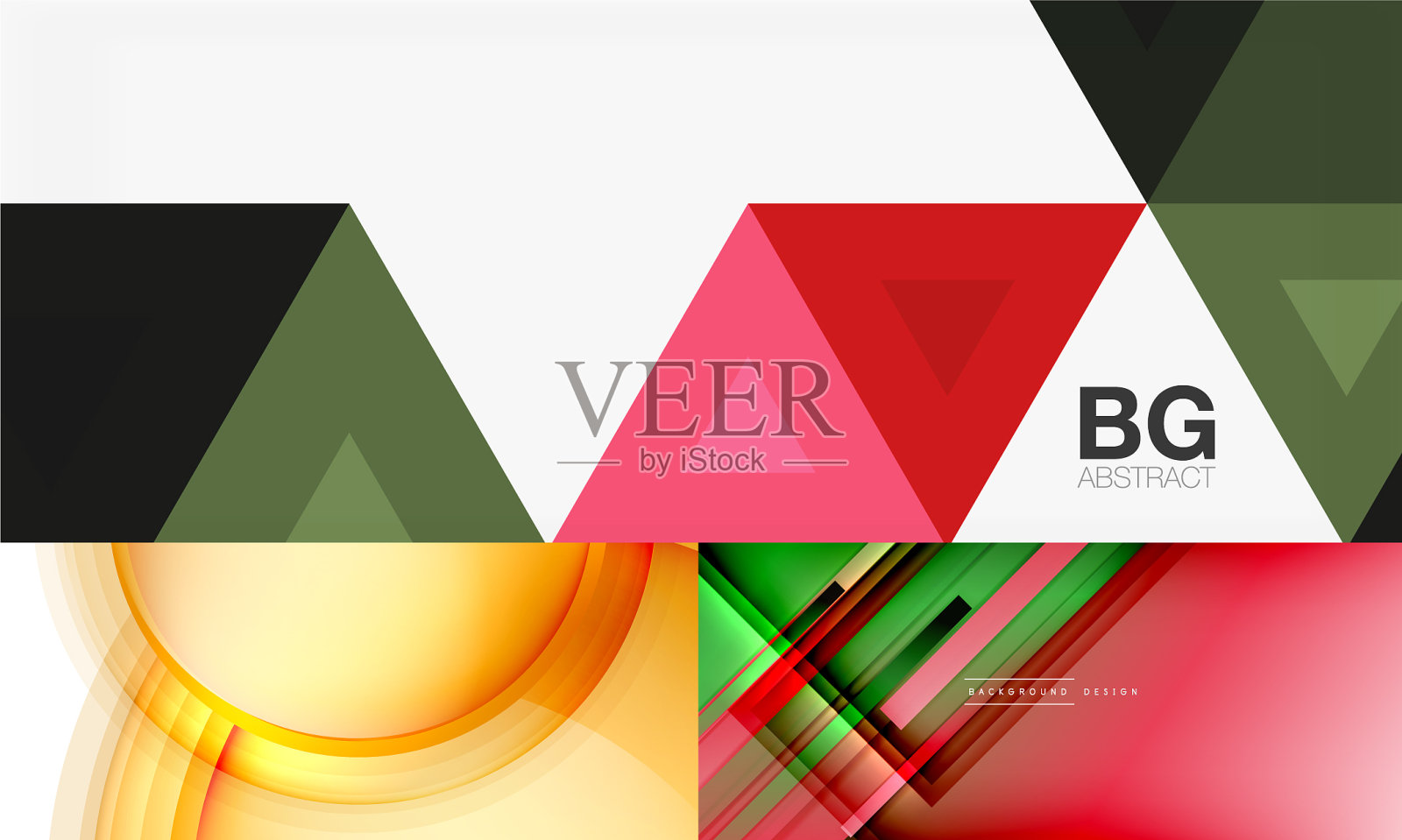 设置最小几何背景插画图片素材