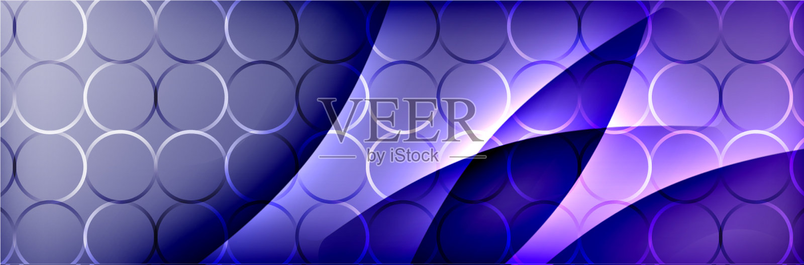 流体梯度霓虹彩色波抽象插画图片素材