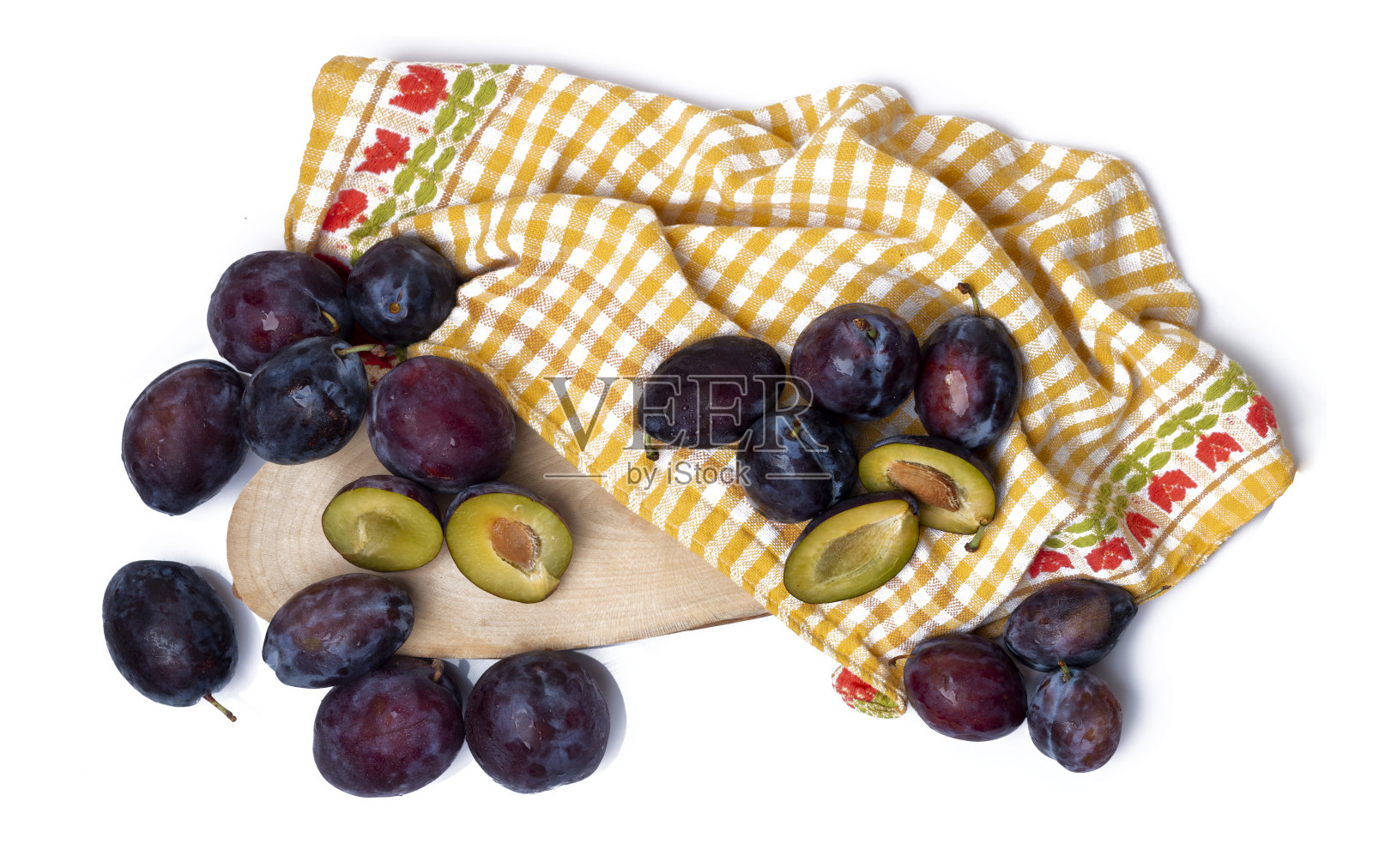 新鲜的梅子照片摄影图片