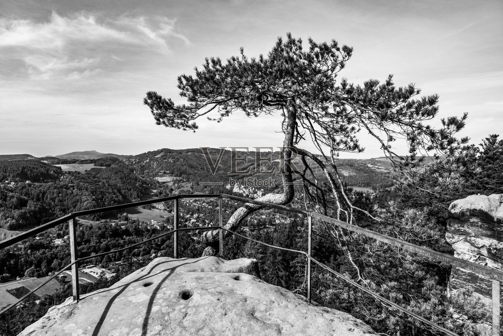 砂岩瞭望台照片摄影图片