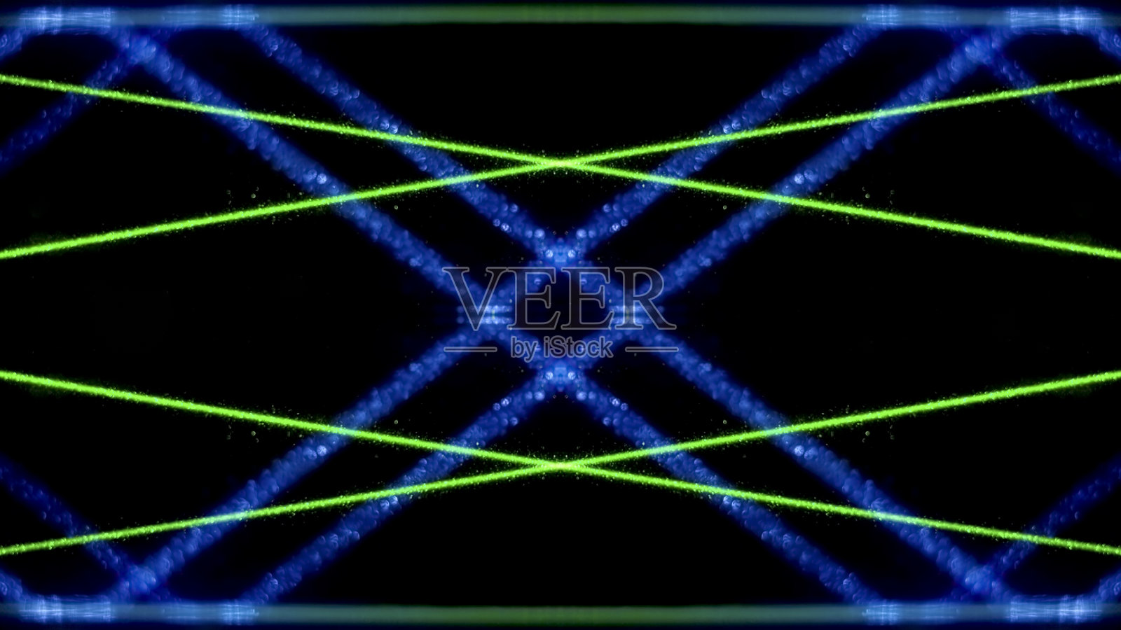 抽象的绿色和蓝色钻石形状图案的特写照片摄影图片